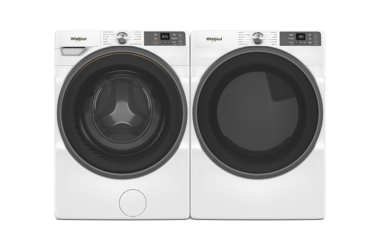 5.2 cu. ft. Smart Front Load Washer with FreshFlow<sup>™</sup> Vent System & 7.4 cu. ft. Smart Front Load Electric Dryer with Wrinkle Shield<sup>™</sup> Option